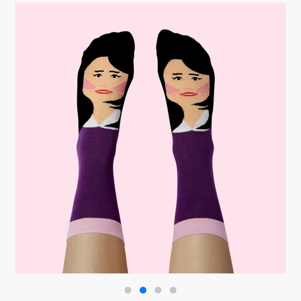 NWOT 🛍Crazy socks for royal lovers! Meghan Markle/Ankle -👸 Unisex Medium
